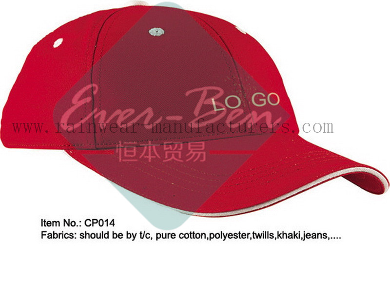 014 Red cotton hat factory